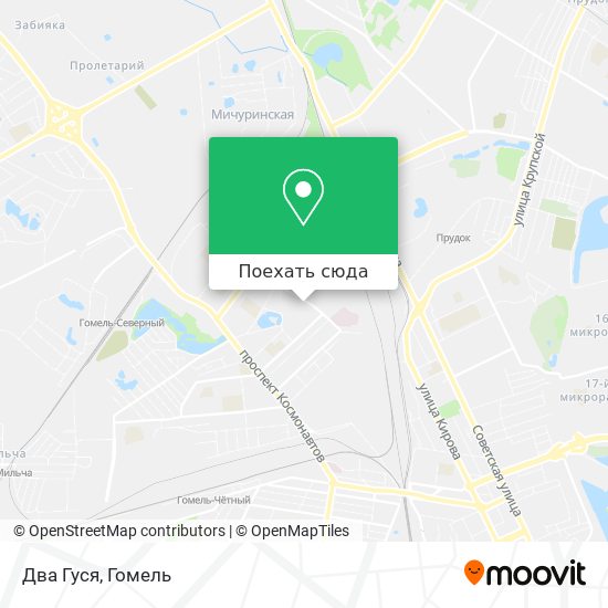 Карта Два Гуся