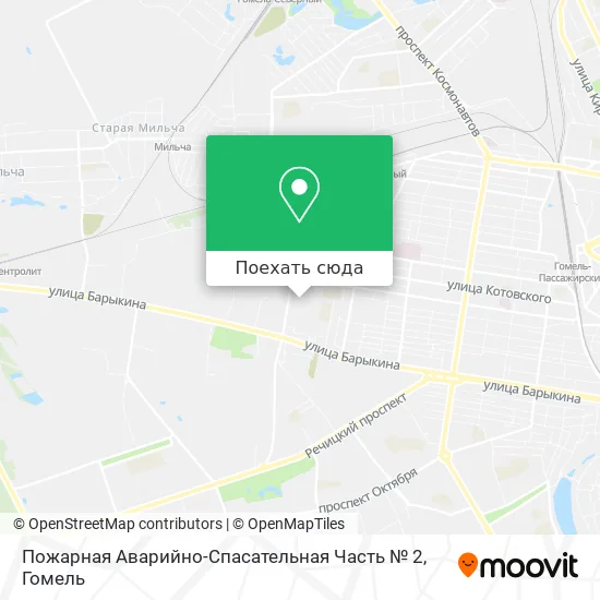 Карта Пожарная Аварийно-Спасательная Часть № 2