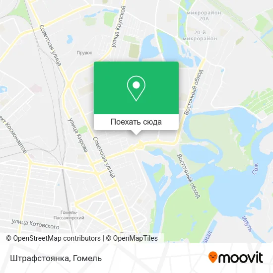 Карта Штрафстоянка