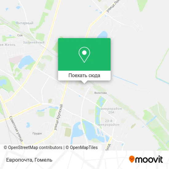 Карта Европочта