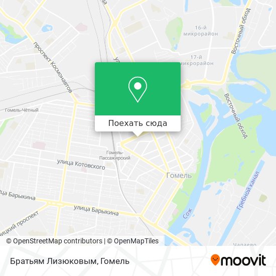 Карта Братьям Лизюковым