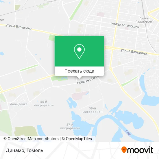 Карта Динамо