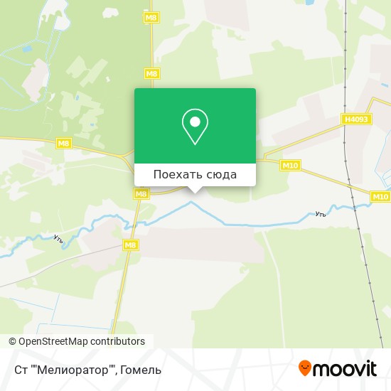 Карта Ст ""Мелиоратор""