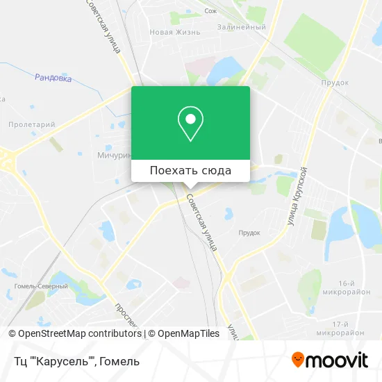 Карта Тц ""Карусель""