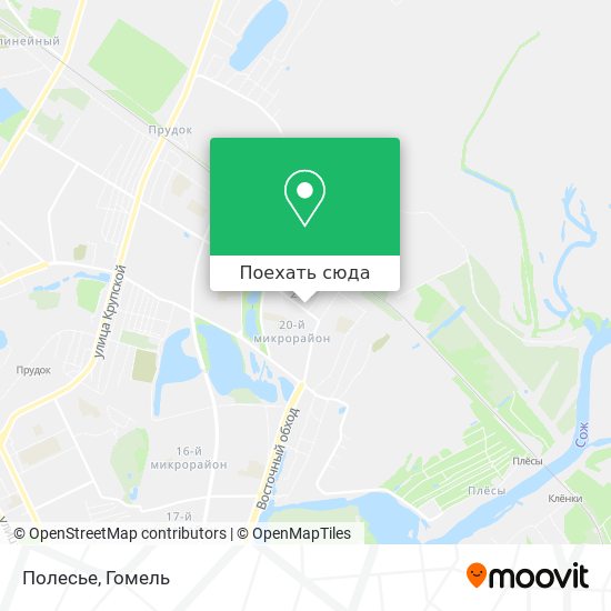 Карта Полесье
