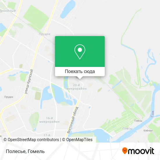 Карта Полесье