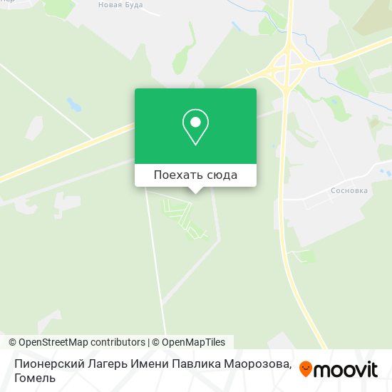 Карта Пионерский Лагерь Имени Павлика Маорозова