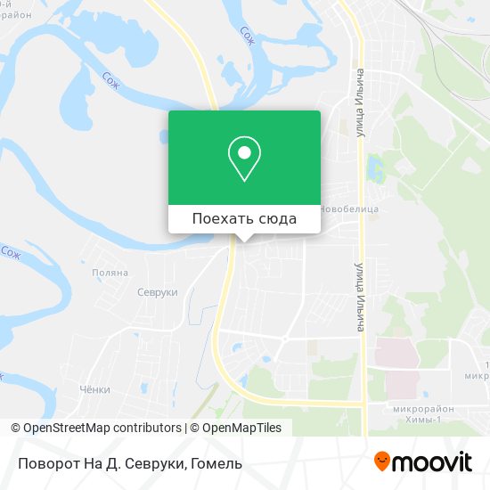 Карта Поворот На Д. Севруки