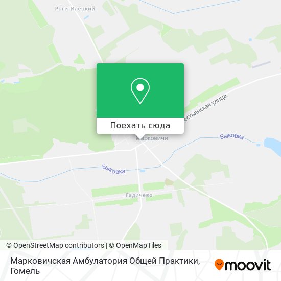 Карта Марковичская Амбулатория Общей Практики