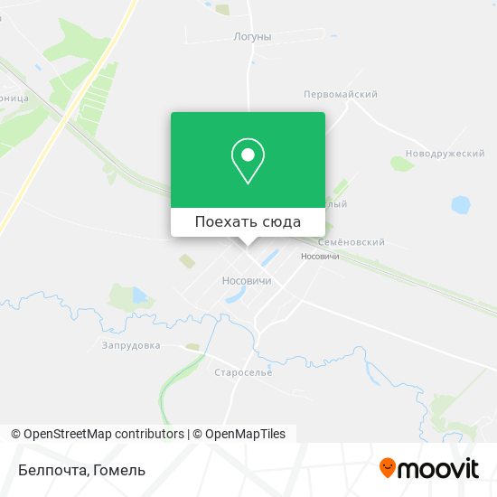 Карта Белпочта