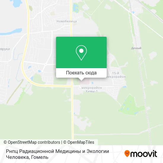 Карта Рнпц Радиационной Медицины и Экологии Человека