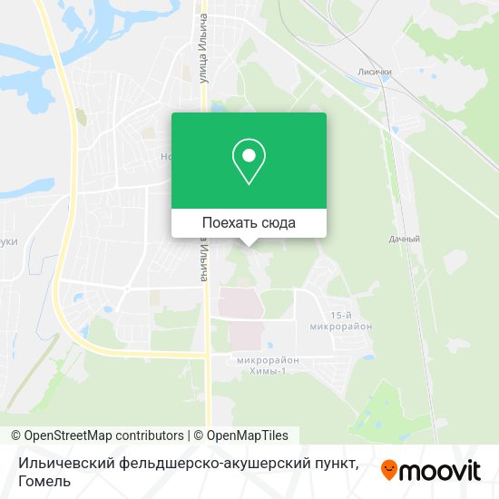 Карта Ильичевский фельдшерско-акушерский пункт