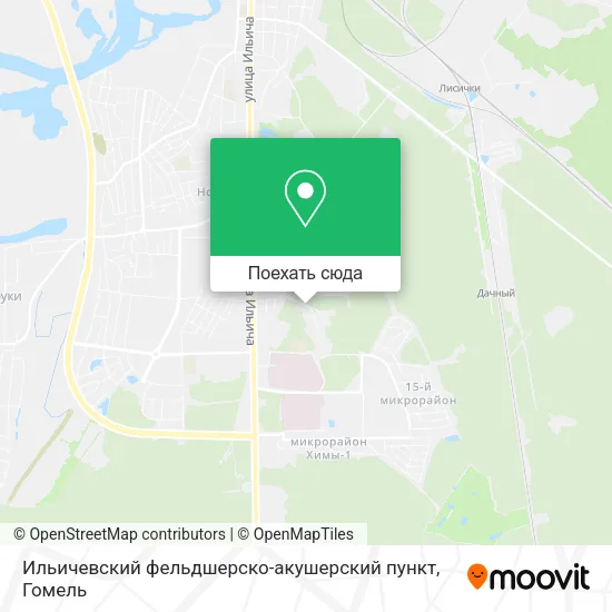 Карта Ильичевский фельдшерско-акушерский пункт