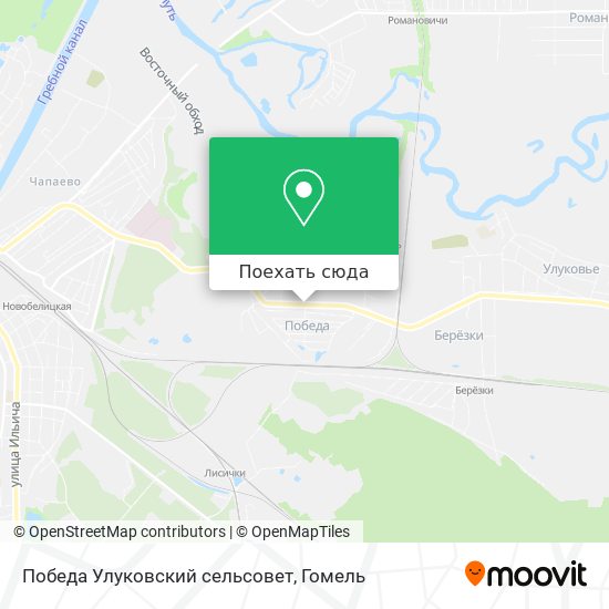 Карта Победа Улуковский сельсовет