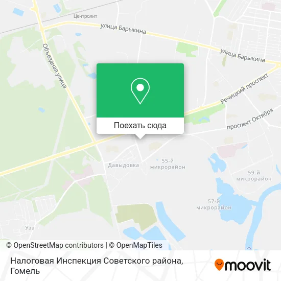 Карта Налоговая Инспекция Советского района
