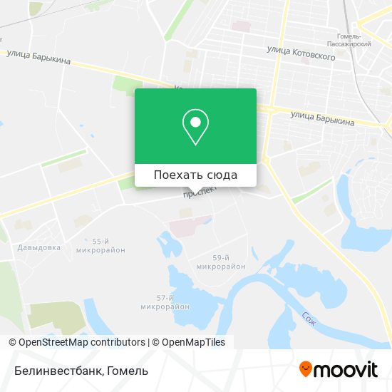 Карта Белинвестбанк