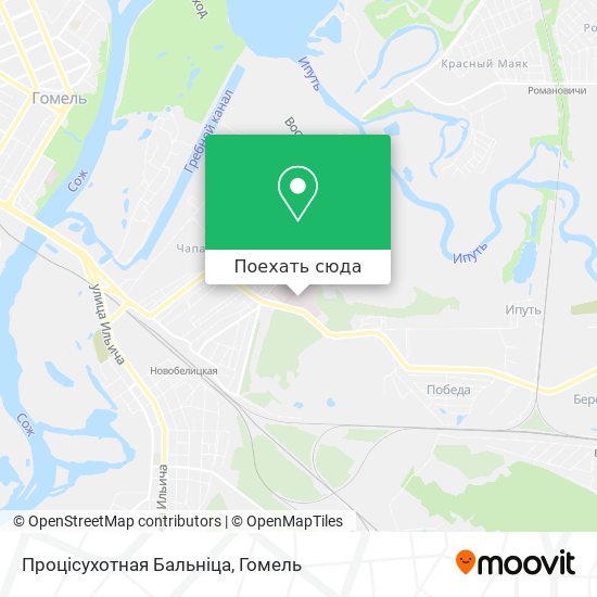 Карта Процісухотная Бальніца