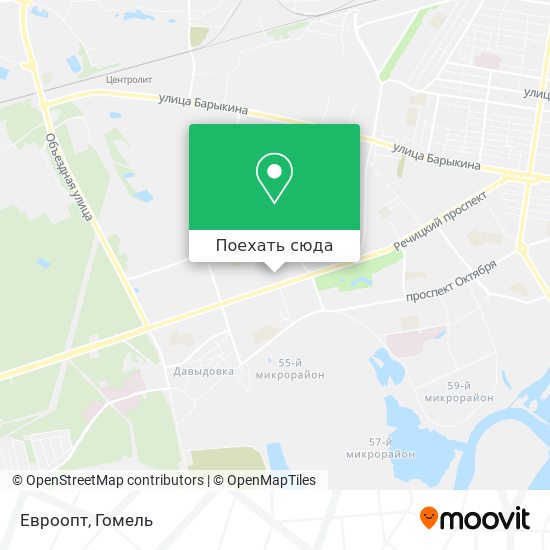Карта Евроопт