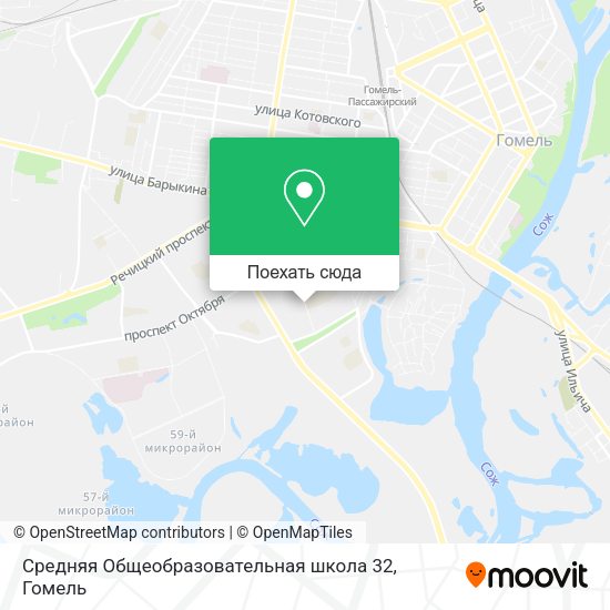 Карта Средняя Общеобразовательная школа 32