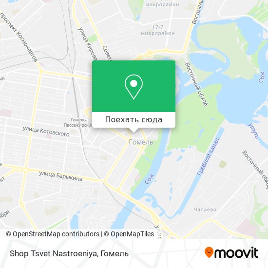 Карта Shop Tsvet Nastroeniya