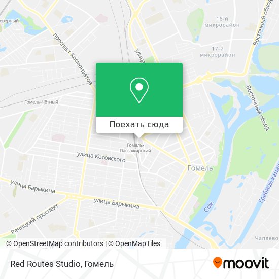 Карта Red Routes Studio