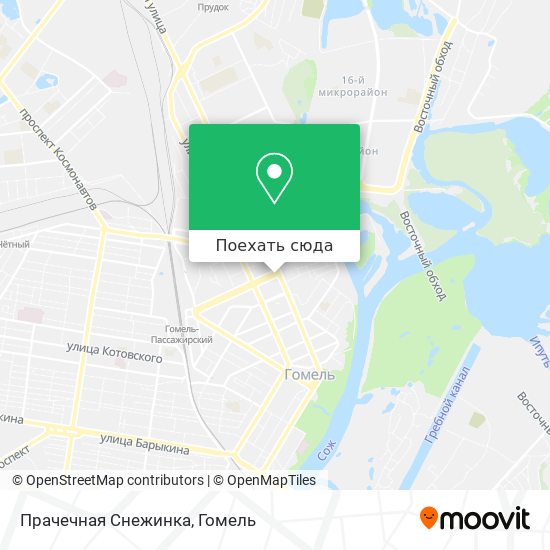 Карта Прачечная Снежинка