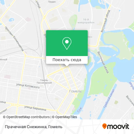 Карта Прачечная Снежинка