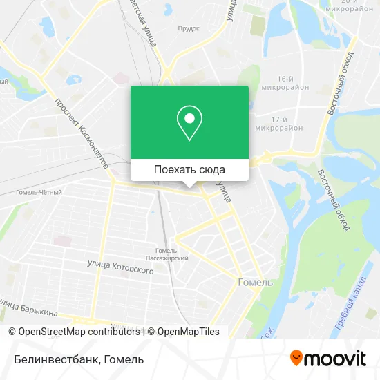 Карта Белинвестбанк