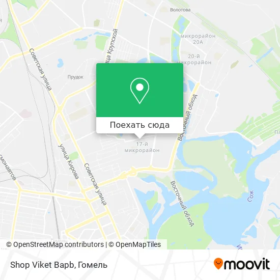 Карта Shop Viket Bapb