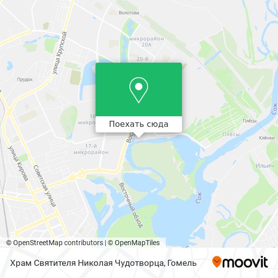 Карта Храм Святителя Николая Чудотворца