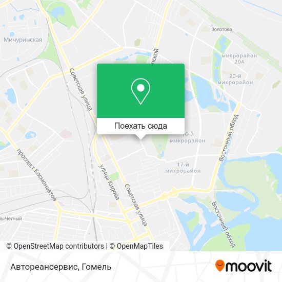 Карта Автореансервис