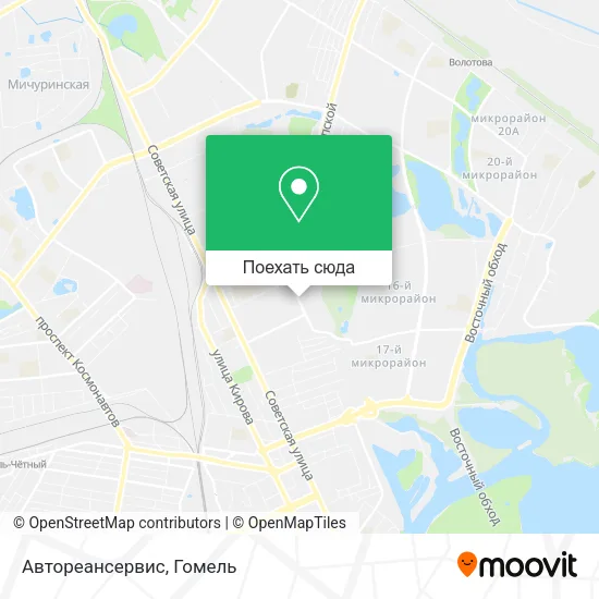 Карта Автореансервис