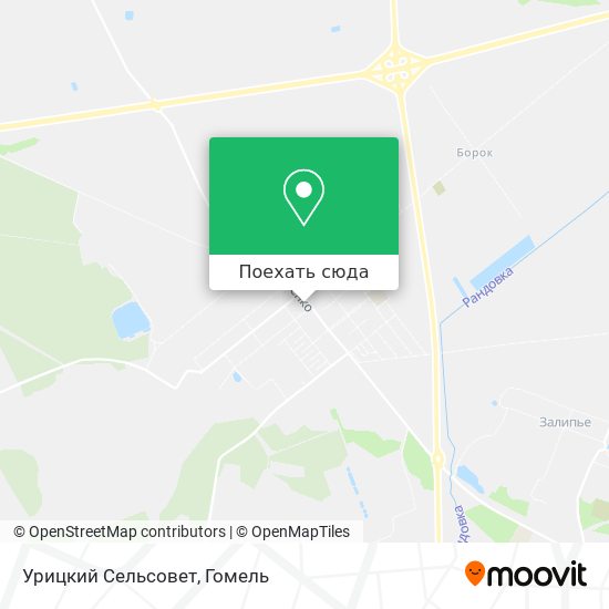 Карта Урицкий Сельсовет