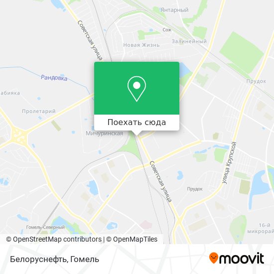 Карта Белоруснефть