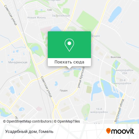 Карта Усадебный дом