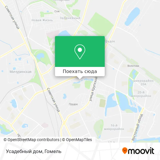Карта Усадебный дом