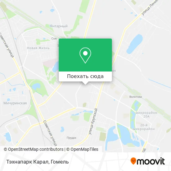 Карта Тэхнапарк Карал
