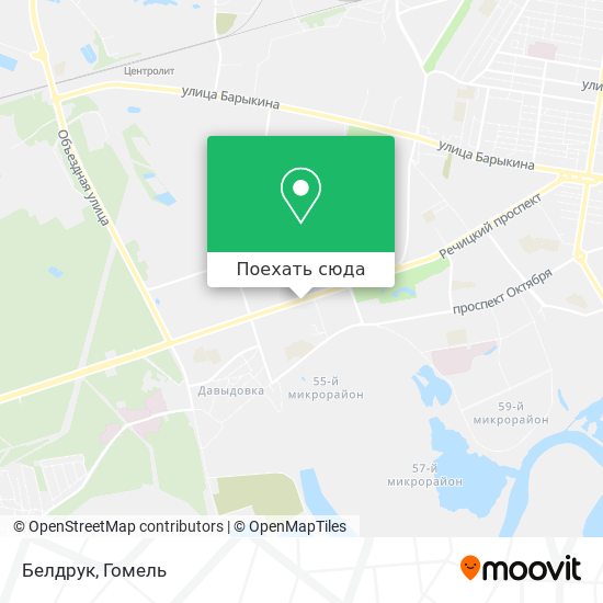 Карта Белдрук