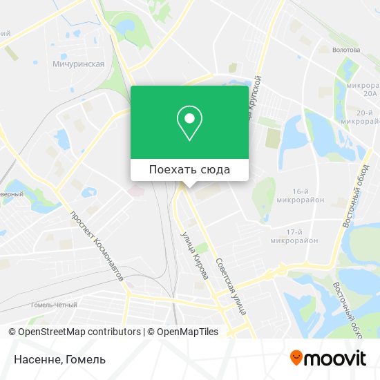 Карта Насенне