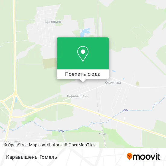 Карта Каравышень