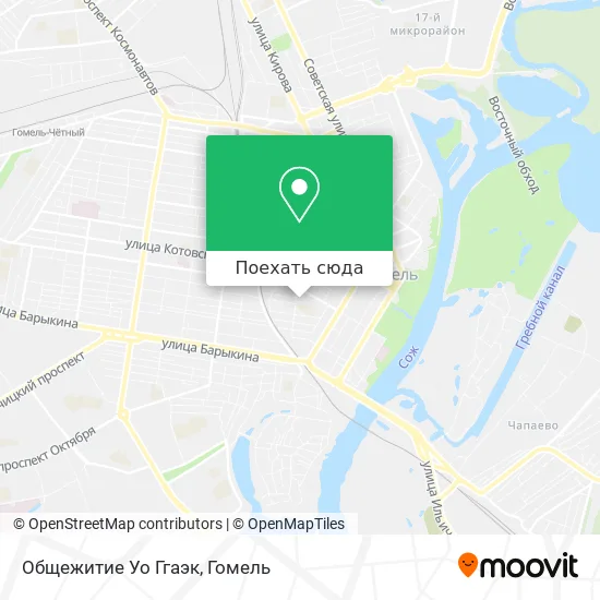 Карта Общежитие Уо Ггаэк