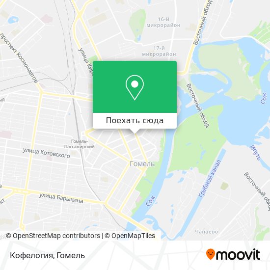 Карта Кофелогия