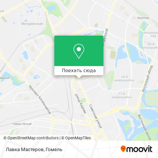 Карта Лавка Мастеров