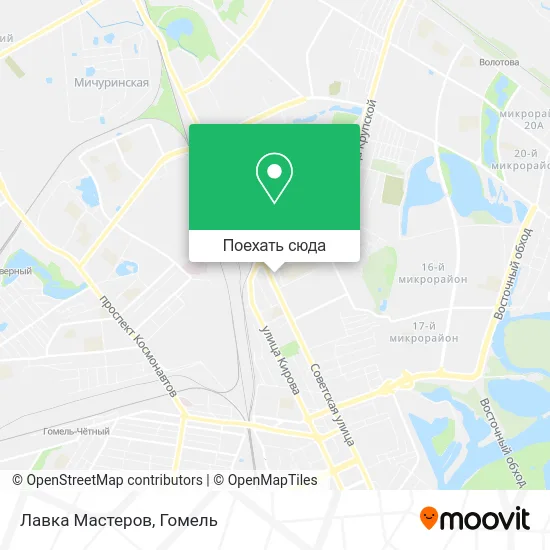 Карта Лавка Мастеров