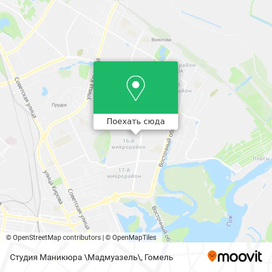 Карта Студия Маникюра \Мадмуазель\