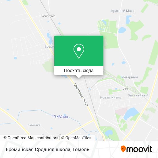 Карта Ереминская Средняя школа