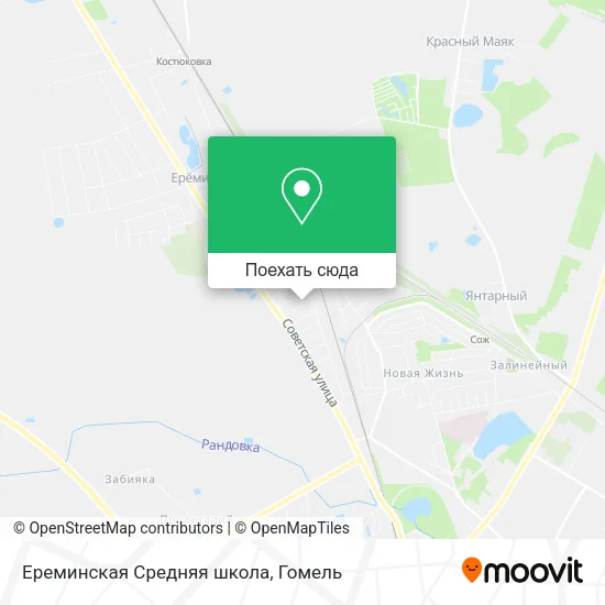 Карта Ереминская Средняя школа