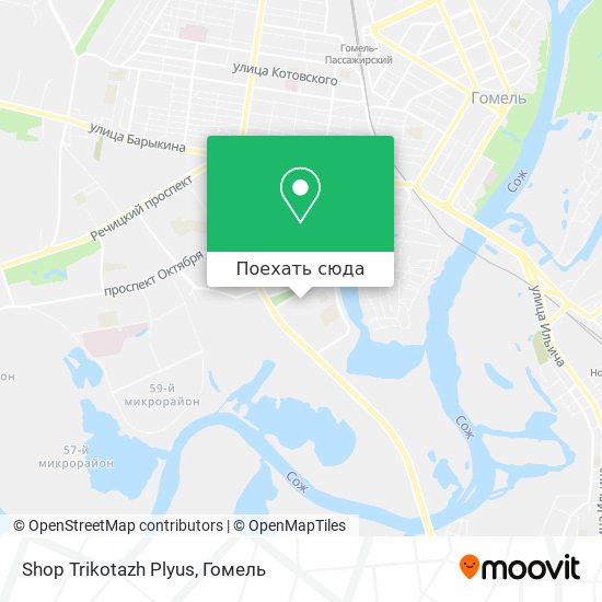 Карта Shop Trikotazh Plyus
