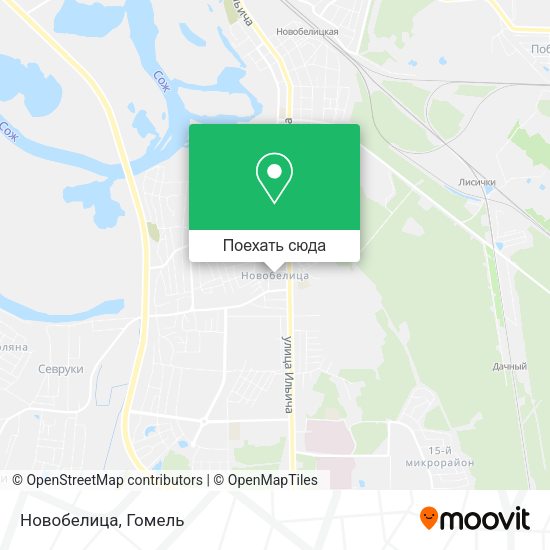 Карта Новобелица