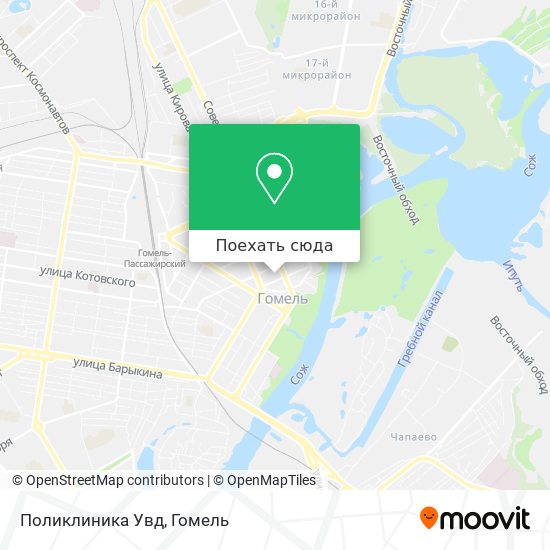 Карта Поликлиника Увд